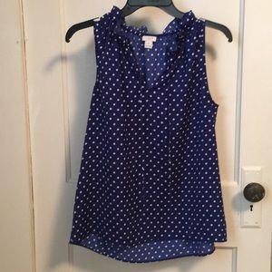 J. Crew Tops - J. Crew polka dot blouse J. Crew Tops - J. Crew polka dot blouse